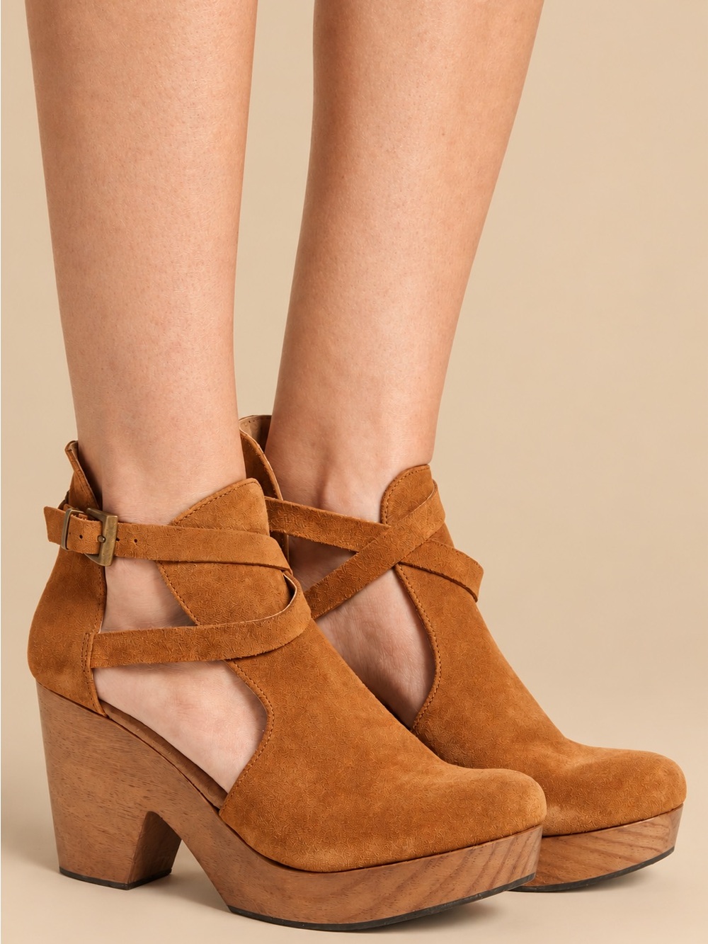 Free People Cedar Clog Platform Heels US 7 EU 37